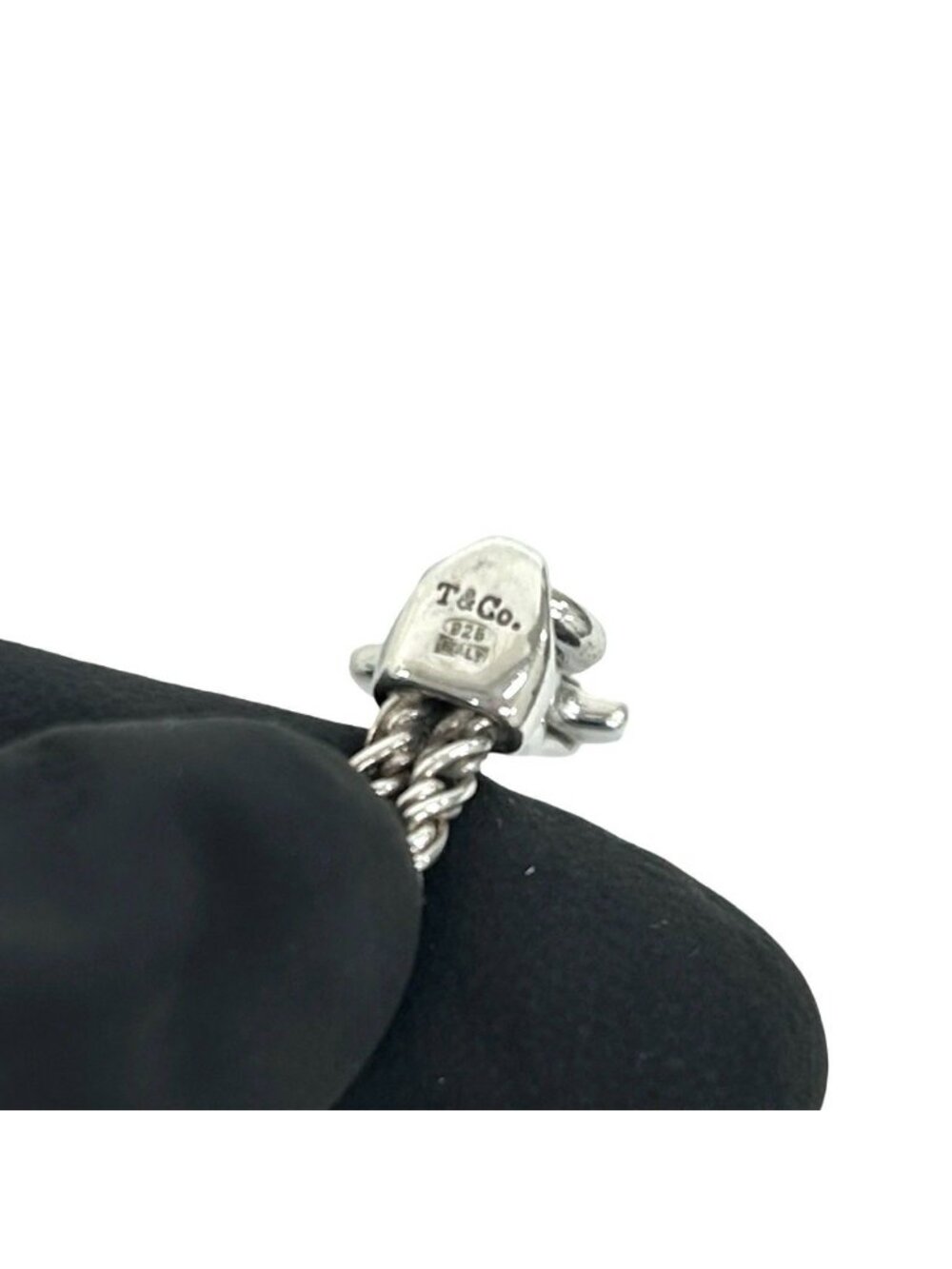 Tiffany & Co Bagged Vintage Double Rope Center Knot Bracelet 925 Sterling Silver - Picture 3 of 6